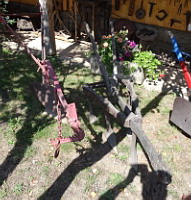 Charrue ancienne (photo F. Mrugala, a Saint-Jean-de-Touslas en 2012)